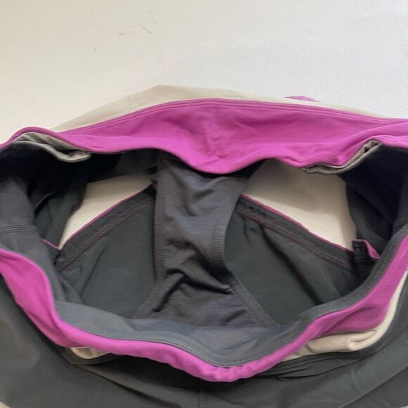 Lululemon 4 Groovy Run Short Violaceous Purple Coal Gray Iris Pink EUC! Rare! - Picture 8 of 8